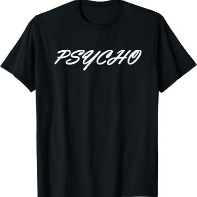 Милая психо-футболка женская мужская футболка