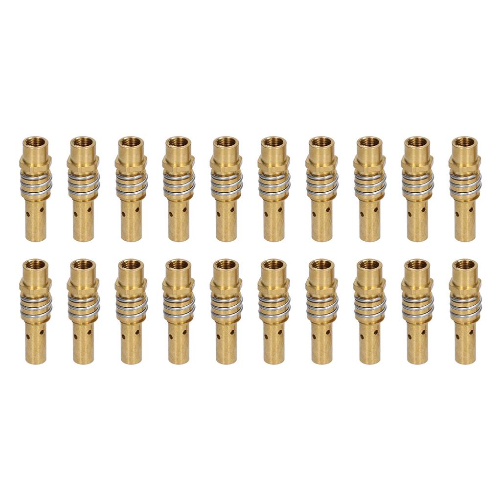 20Pcs Welding Torch Contact Tip Holder Gas Diffuser Nozzle for MIG MAG Guns Female Thread 15AK