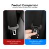 1/2pcs Car Leather Safety Belt Buckle Plug Protective Covers Interior Accessories For Jeep Grand Cherokee Patriot Renegade AMP1