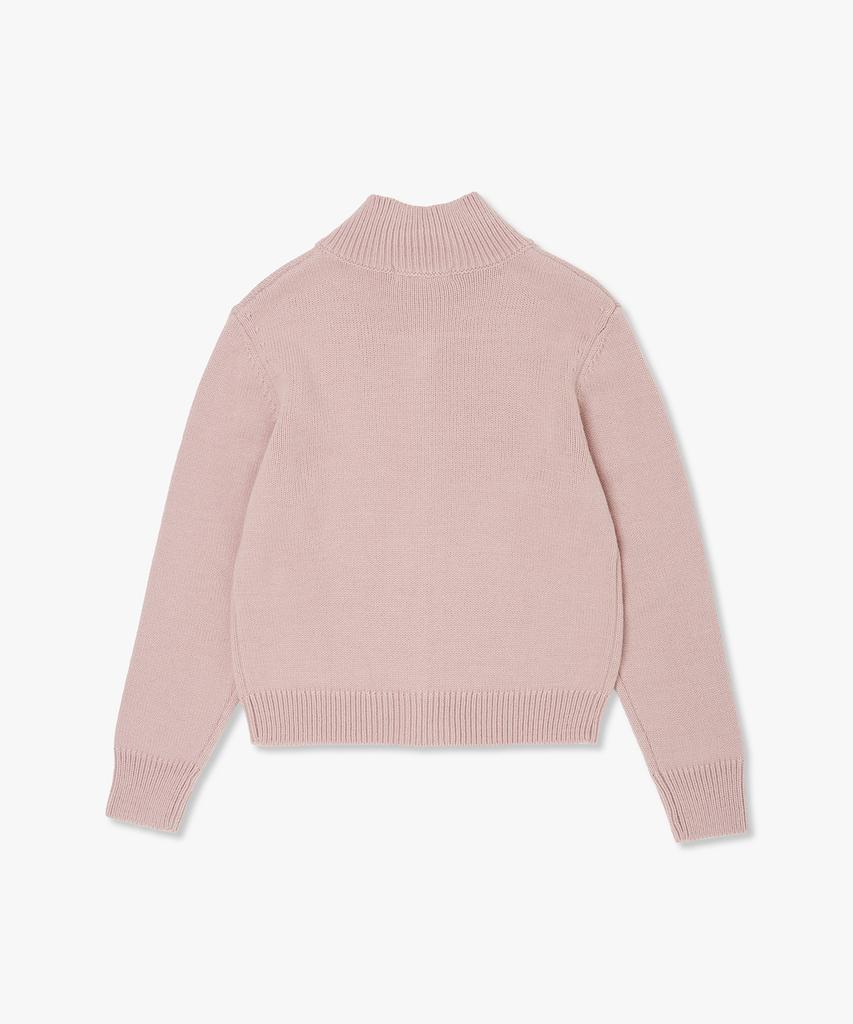 PLAC WOMEN High-Neck Zip-Up Knit_4 Colors