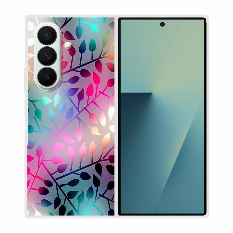 Чехол For Samsung Galaxy Fold 7 Чехол Крутое Космическое Животное Прозрачные Жесткие Чехлы для Телефона для Galaxy Z Fold7 5G 2025 Задняя Крышка Z fold7 Capa