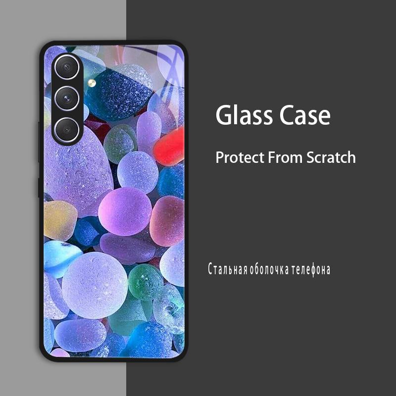Чехол-накладка для Samsung Galaxy A17, чехол из закаленного стекла, жесткий противоударный бампер Coque для GALAXY A17 5G, защитный чехол A17 5G A 17