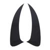 2 Pcs Rear Bumper Spoiler Air Vent Cover Glossy Black Lower Air Vent Cover Trim Frame Replacement