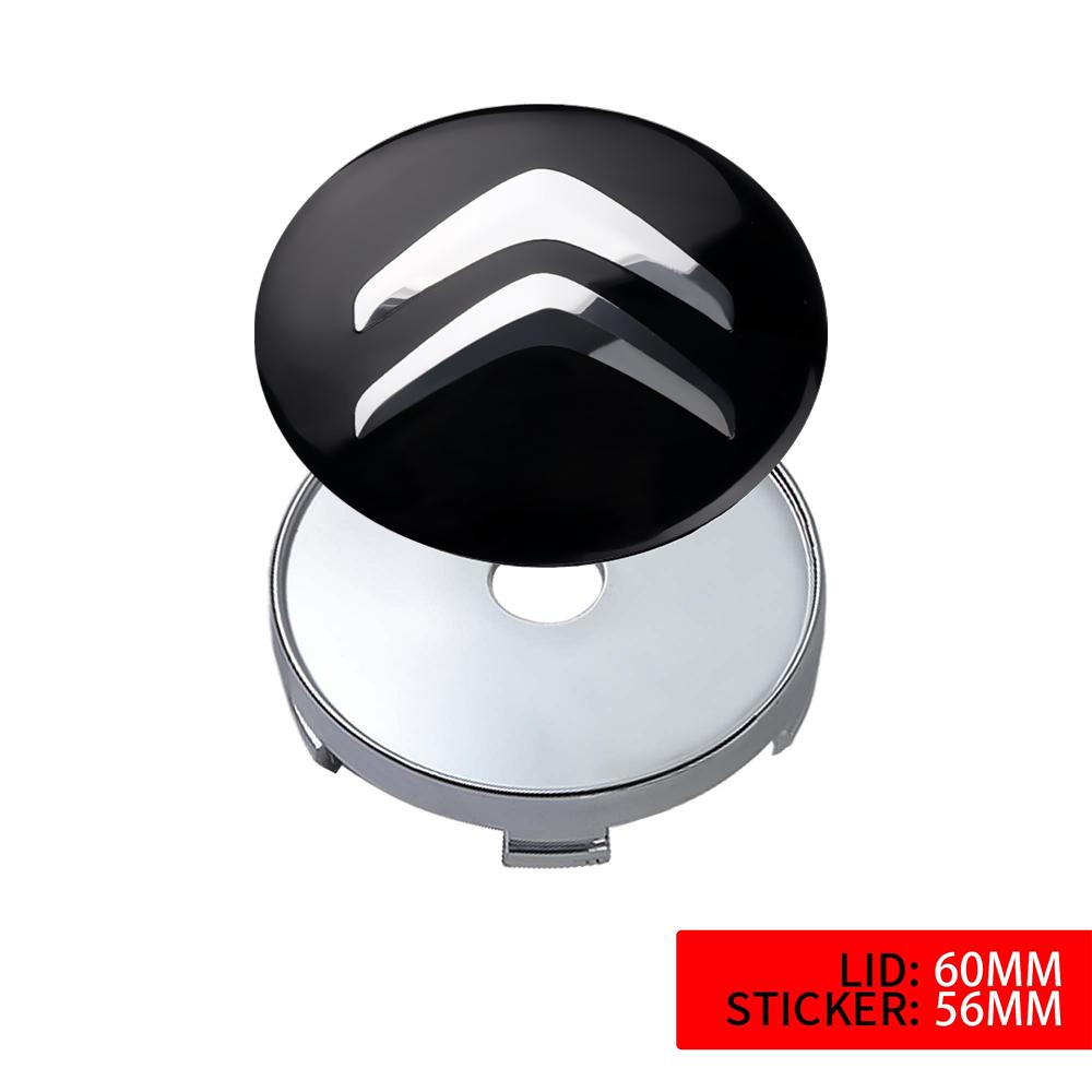 Наклейки на центральные колпачки колес автомобиля 56/60 мм Аксессуары для декора ступиц колес Автомобильные Для Citroen C4 Picasso Xsara C5 C1 C2 C3 Saxo