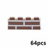 DIY Building Blocks Wall & Figure Bricks - 1x2 1x3 1x4 Thick Dots Educational Creative Toys Compatible with 98283
