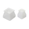 New Small Large White Grey Silicone Chair Leg Caps Table Cover Square
