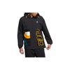 adidas Neo Sport Тканая куртка с капюшоном с алфавитом Мужская верхняя одежда Черный HS8850