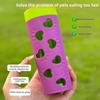 Dog Paw Pattern Pet Leaking Food Toy Teeth Grinding Pet Snack Roller  Pet Self-play