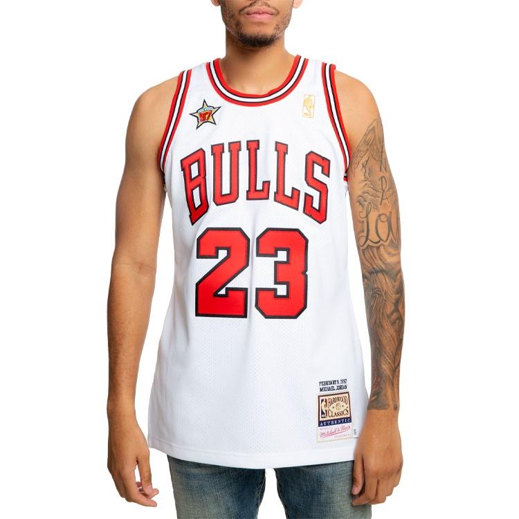Mitchell & Ness NBA AU 97 23 Мужской AJY4CP19027-CBUWHIT97MJO
