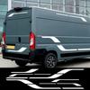 2 шт. Наклейки на кузов автомобиля для FIAT DUCATO L3 L4 (2006-на) Наклейки-полосы для автодома и кемпера, аксессуары для тюнинга авто, виниловые наклейки