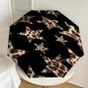 1PC Leopard Print Stars Umbrella-8-Rib Reinforced, Automatic Open, Lightweight & Durable, Cute Fashion Accessory for Outdoor, Beach or Casual Use, Bea