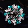 Elegant Retro Baroque Mini Wreath Brooch - Fashionable, Creative, and Cute Accessory for Clothing.