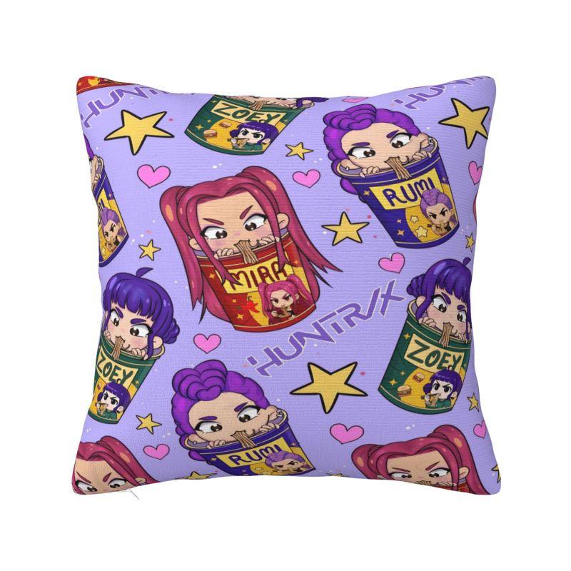 Пользовательские Kpop Охотник на Демонов Наволочки Huntrix Наволочка Декорация Салон Квадратная Наволочка