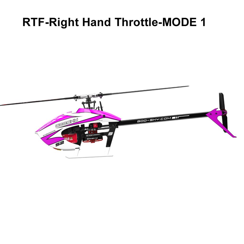 2025 New Goosky S2 Max BNF/RTF 6channel 3D Stunt Double Brushless Motor Direct Drive Motor Flybarless Direct-drive Rc Helicopter