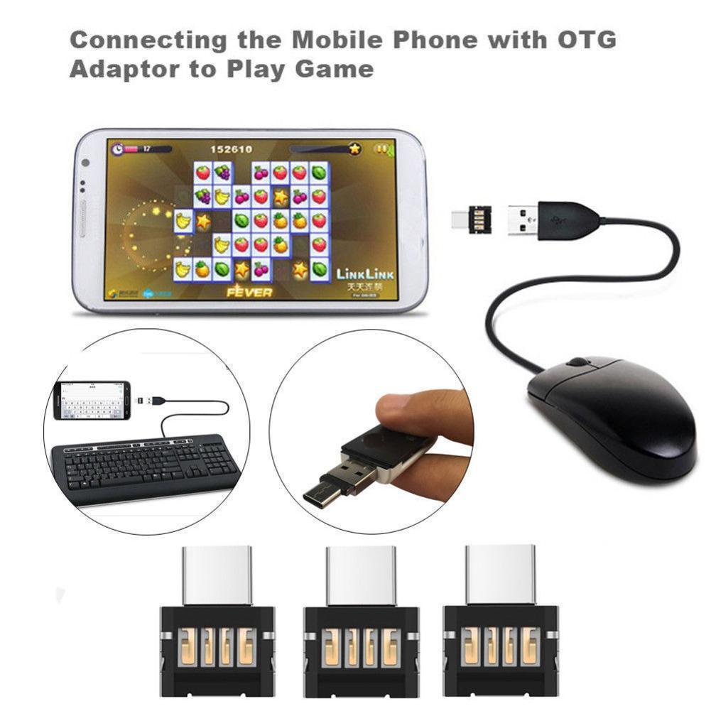 5 pcs USB C OTG Adapter USB C Male To USB 3.2 Female Connector Adapter For Mobile Phone Computer USB Flash Drive Fast Transfer 3
