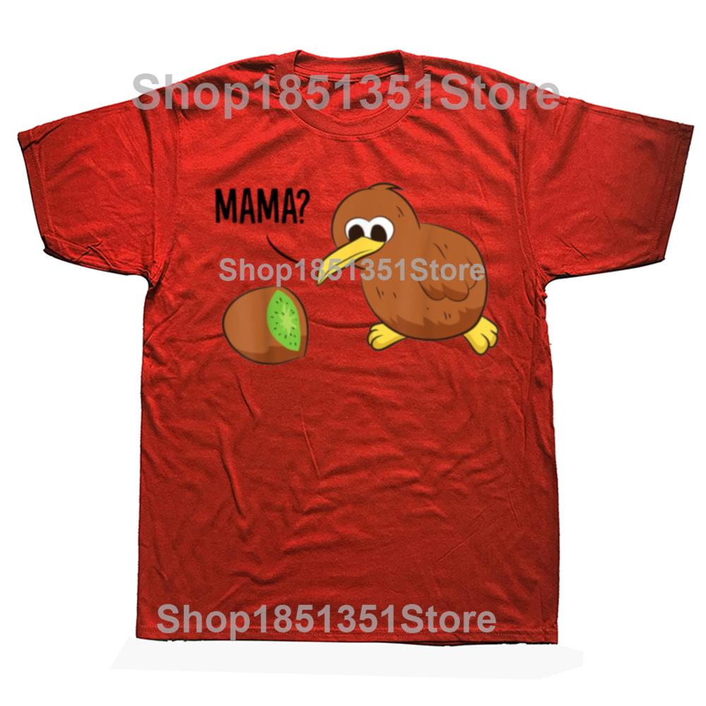 Bird Lover New Zealand Kiwi Fruit Funny Kiwi Mama Birds Tshirts Men Fashion Casual Tshirt 100 Cotton Loose Oversized T Shirt