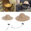 Dog Decorative Hat Pet Woven Hat Photo Prop Cat Party Hats Pet Accessories For Small Dog Puppy Cat