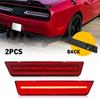Для 2008-14 Dodge Charger 11-14 Challenger Красный светодиодный боковой габаритный огонь заднего бампера