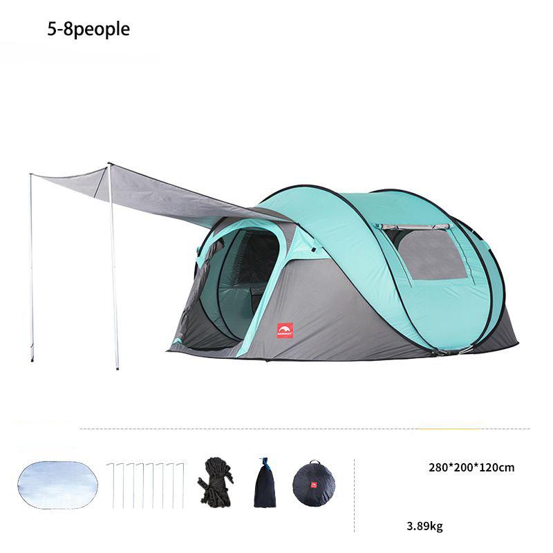 Откройте палатку за одну секунду, автоматическая на открытом воздухе, толстая непромокаемая солнцезащитная палатка без постройки, палатка для кемпинга, кемпинга