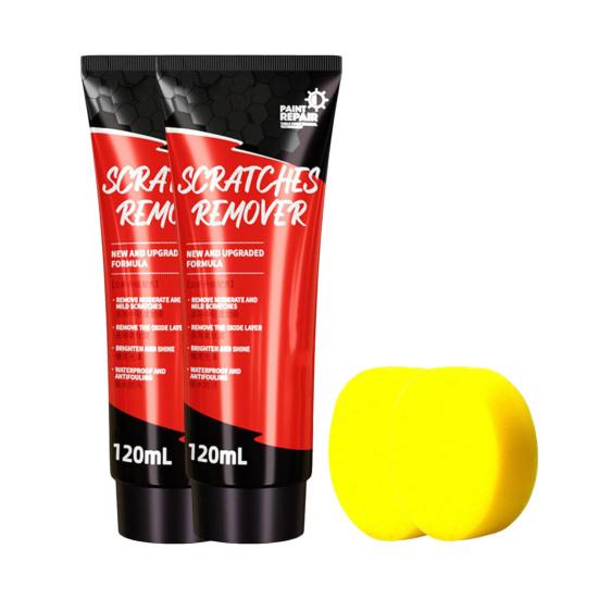 Воск для удаления царапин на автомобиле Паста для ремонта царапин на автомобиле Полировальный воск с губкой-аппликатором