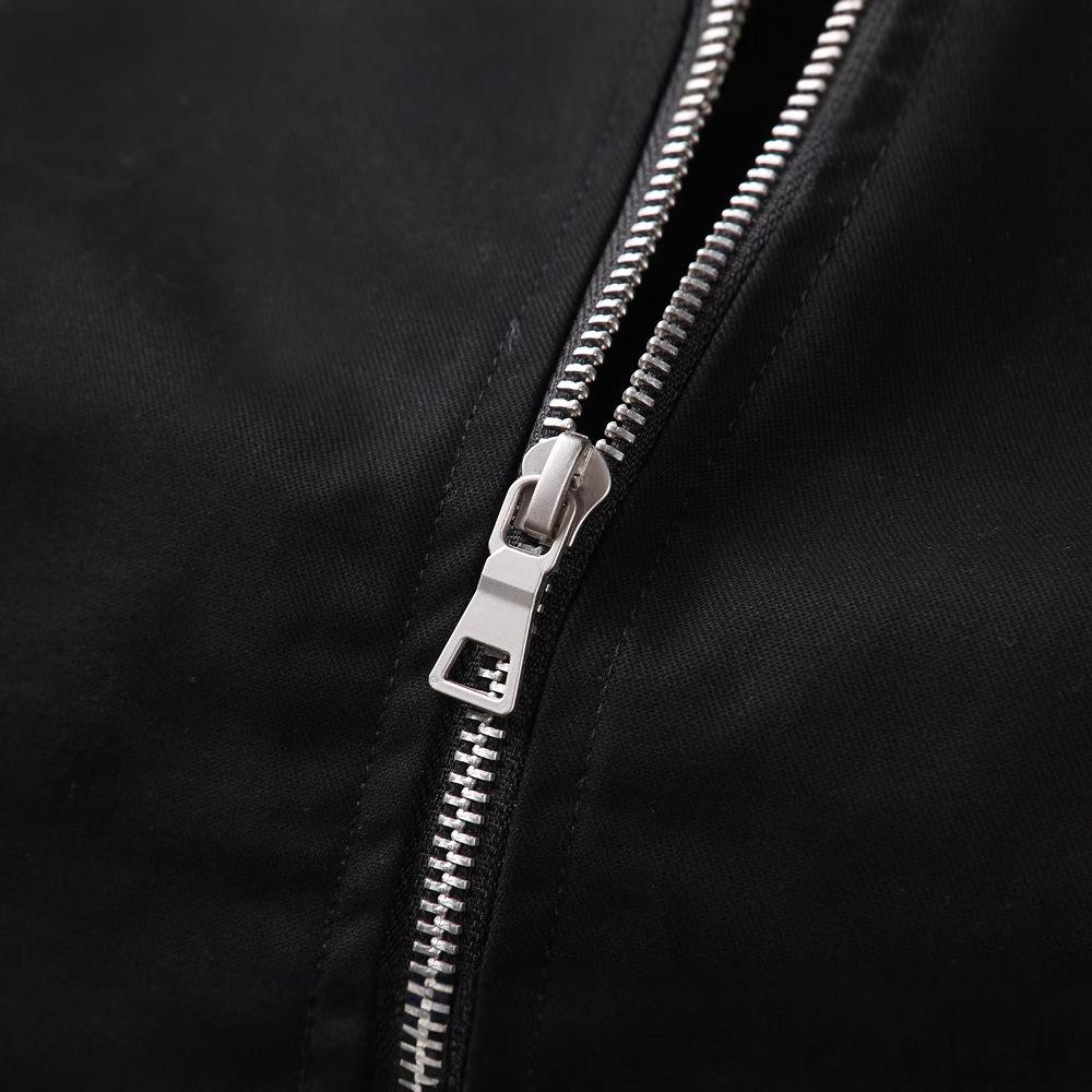 INS Retro Streetwear Black Lapel Jacket: Trendy, Versatile Men's Casual Outerwear