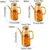 Leakproof Cooking Oil Bottle Large Capacity Glass Oil Cruet Container Vinegar Jug  Seasoning