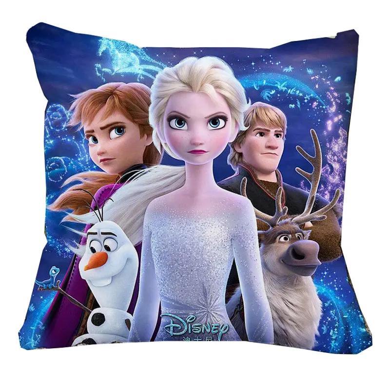 Disney Холодное Сердце Эльза Наволочка Чехол на Подушку Детская Малышка Пара Наволочка Декоративные Подушки Чехол 40x40 45x45см