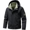 Mens Hooded Windproof Waterproof Outdoor Jacket 2026 Casual Workwear Style
