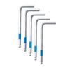 WISE Ball Point Hex Pack of Wrench, 6.0mm, 5, Short, SBNC-60S-5P