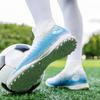 Football Shoes 35-48 Unisex Football Shoes High-top Elastic Sock Mouth Rubber Soft Bottom TF Football Shoes Kids Training Football Boots