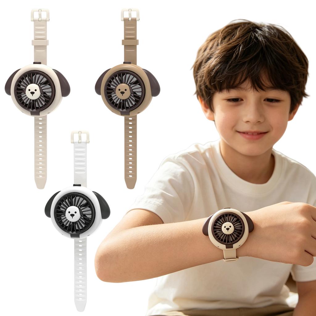 Portable Fan: 3-, Wearable Personal Fan — Featuring A Cute Design, For Summer Outdoor Travel And Indoor Use