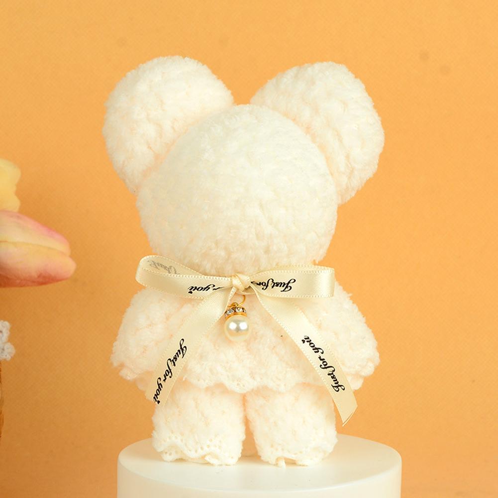 Полотенце с милым мультяшным медведем, квадратное полотенце, праздничный подарок на день рождения, 30x30 см, дневной сувенир для дома, Valen X1L2