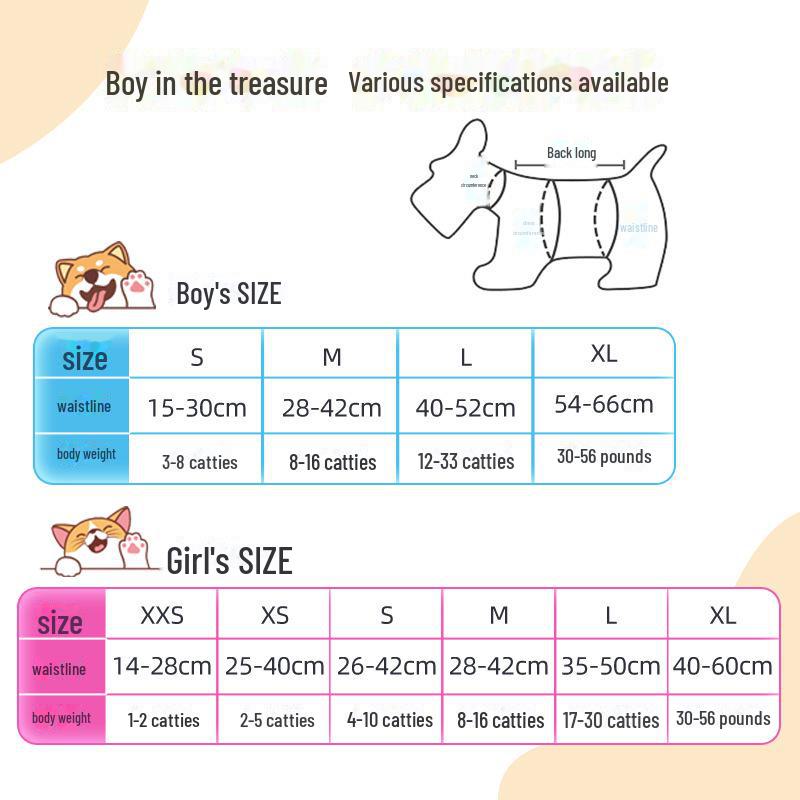 Физиологические подгузники для домашних животных: Подгузники для собак унисекс для плюшевых, женских и мужских собак