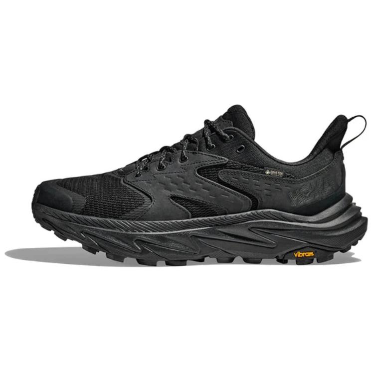HOKA One One Anacapa 2 Comfortable Slip Resistant Durable Low Top Running Shoes Men Running Shoes Black 1155253-BBLC