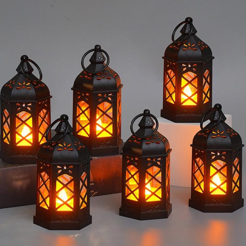 Friendly Electronic Candle Lamp Lanterns for Home Decoration Camping Restaurants and Weddings with Battery Power