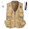 Men's Breathable Mesh Sleeveless Vest - Outdoor Summer Workwear with Custom Print Option