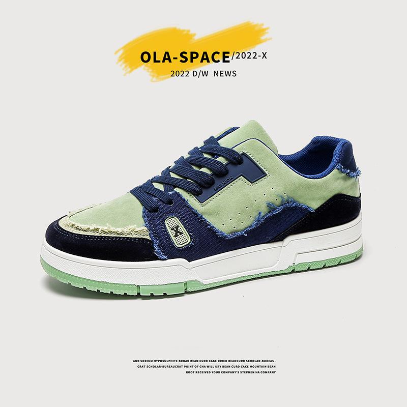 2024 весна и осень новая мужская обувь корейская версия трендовых кед стиль Харадзюку студенческая повседневная обувь мужская спортивная обувь