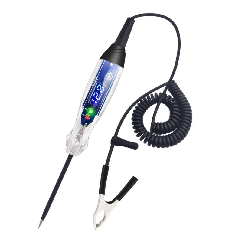 LED Digital Display Car Circuit Tester With Voltage Reading And Polarity Detections For Automotive Electrical Diagnosis