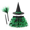 3Pcs/set Wizard Childern Halloween Costumes Pointy Hat Halloween Cosplay Costumes  Cosplay Dress