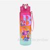 Anime K-Pop Demon Hunters A-Z English Letter Printed Character Water Cup Demon Hunters Large Capacity Outdoor Portable Drinking Bottle for Boy Girl