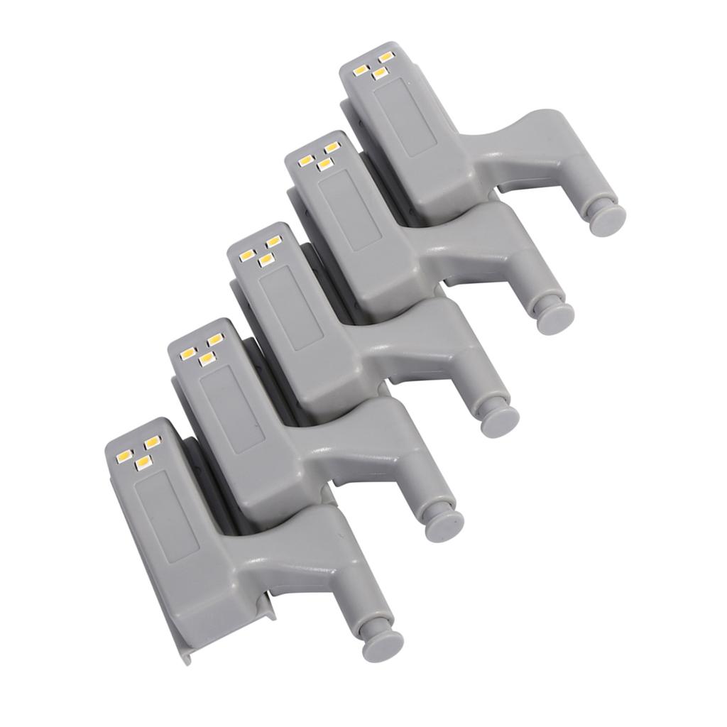 10 шт. светодиодный светильник для шкафа, шкафа, шкафа, кухонного шкафа, для дома и кухни (Теплый белый)