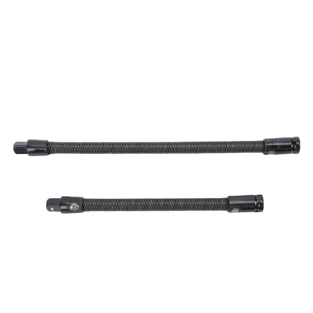 2pcs Spring Steel Bendable Socket Extender Flex Reach Tool  Industrial Mechanical Projects