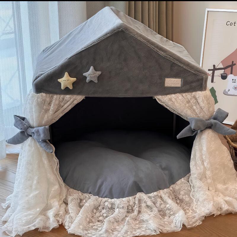 ZISIZ Semi-Enclosed Pet Tent