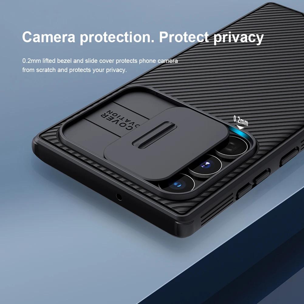 Чехол для телефона Samsung Galaxy S22 Ultra, NILLKIN Защита камеры Слайдер Защитная крышка Защитный чехол для линзы для Galaxy S22 Ultra