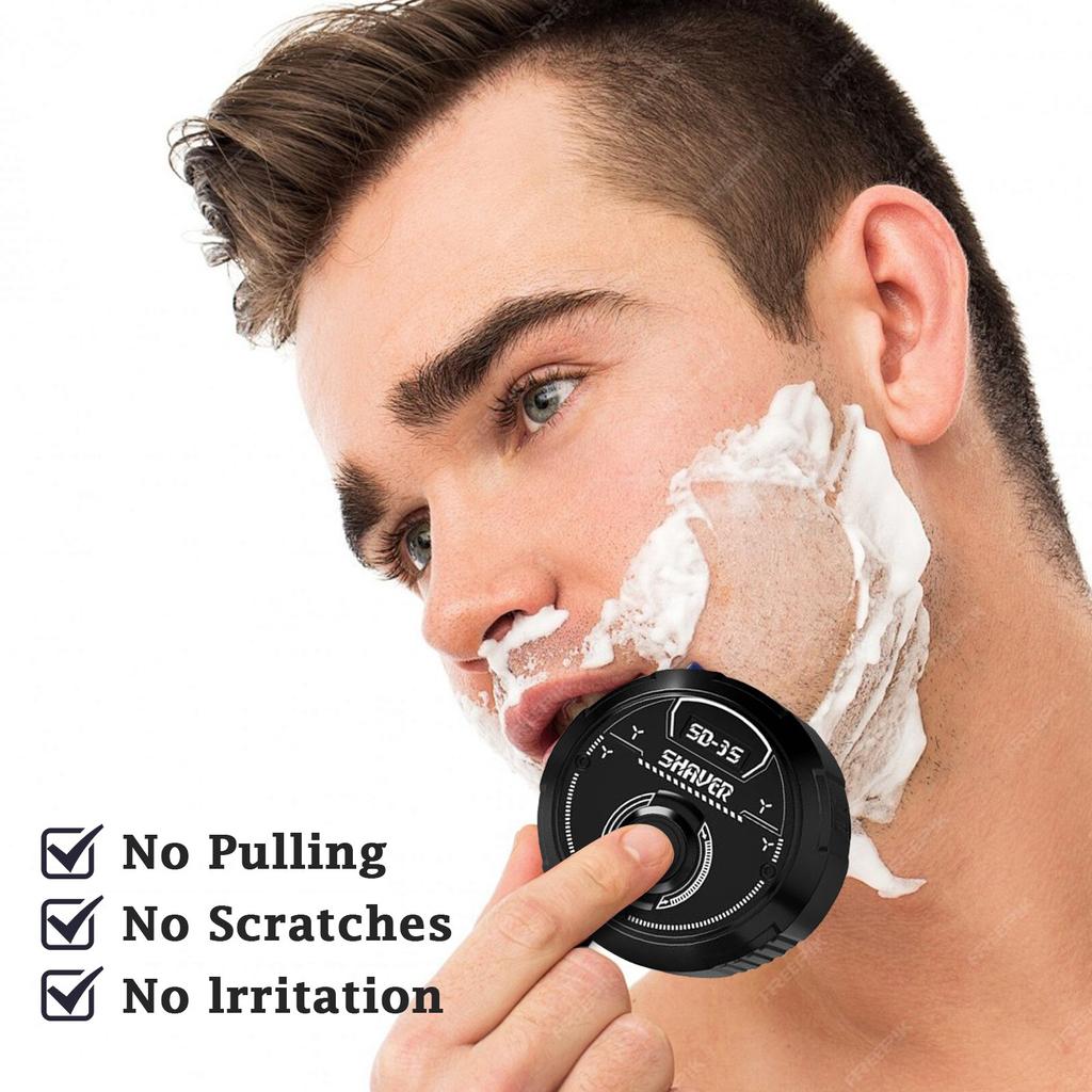 Electric Shaver Rechargeable Body Wash Travel Car Portable Men's Shaver (no Spare Blade)