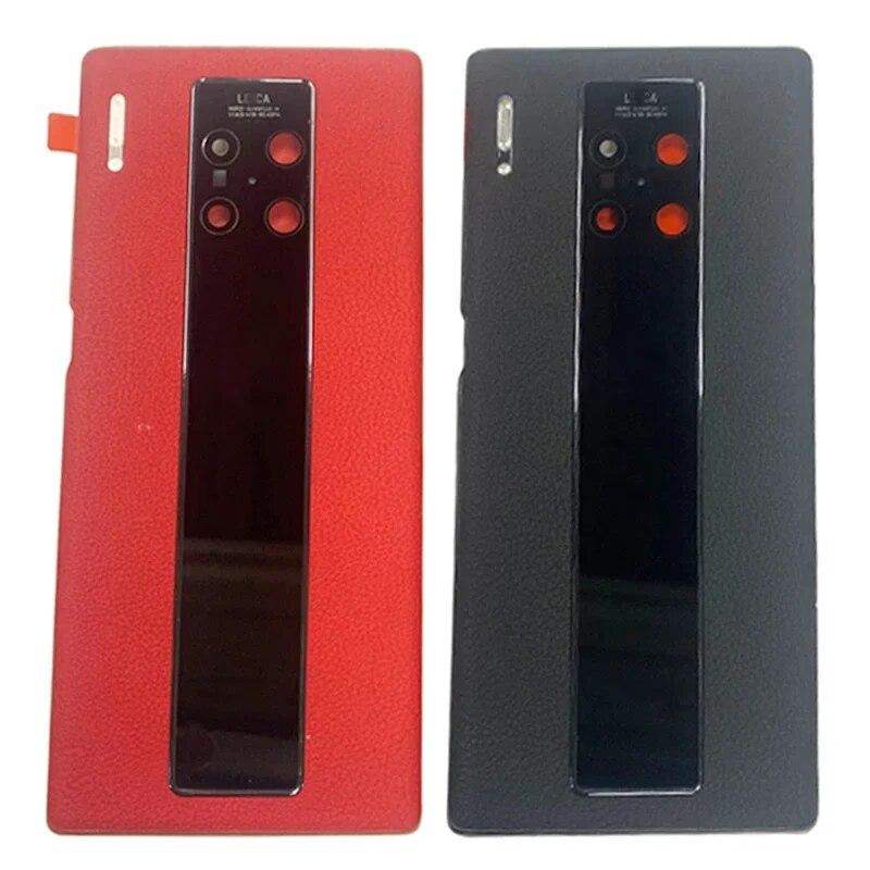 Крышка батарейного отсека, задняя дверь, корпус для Huawei Mate 30 RS, задняя крышка с логотипом объектива камеры, запасные части
