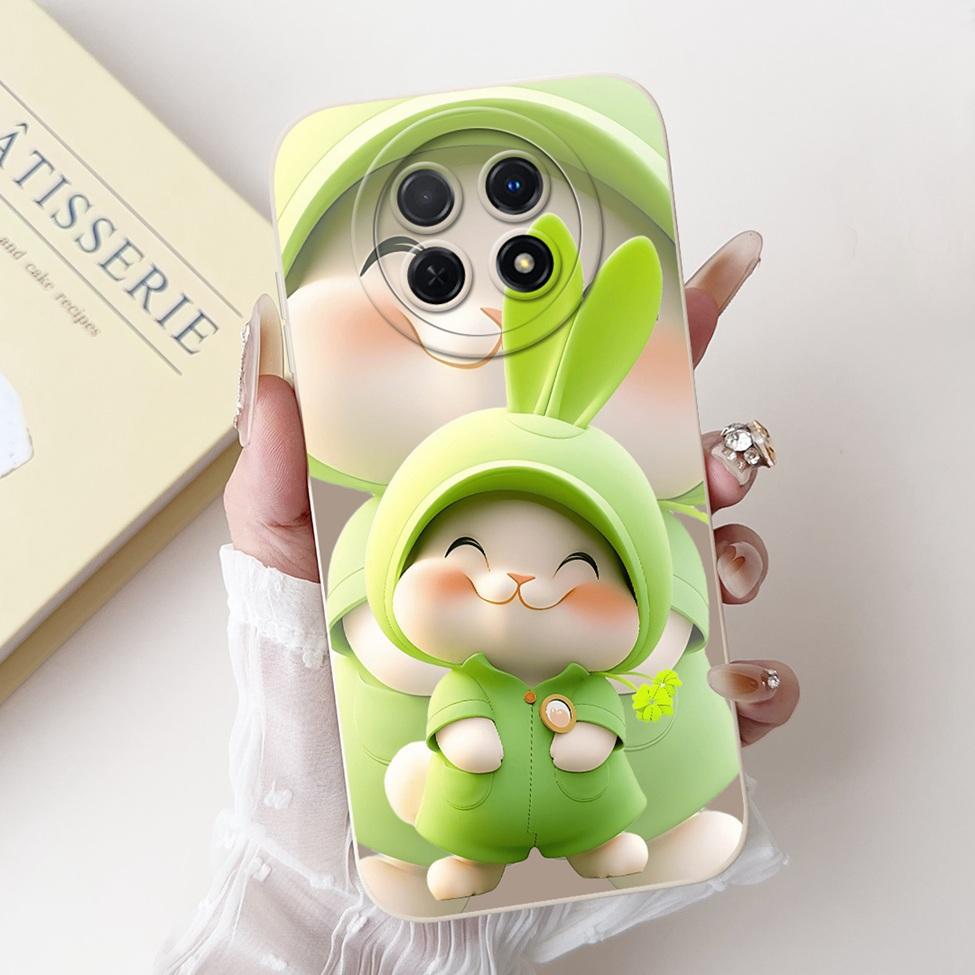 For Realme 12 5G Case For Realme 12X 5G Cover RMX3998 Luxury Fashion Flowers Kawaii Girl Cute Cat Shockproof Phone Case Funda