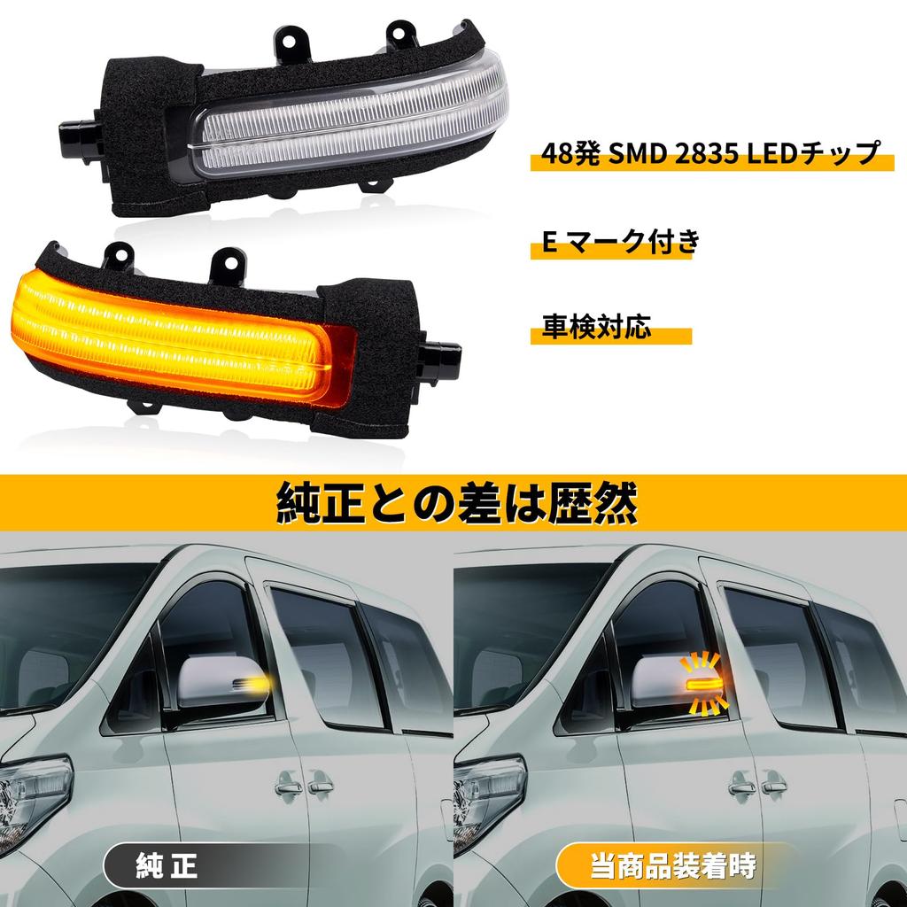 NEIFILES Alphard/Vellfire 20 Series Early/Late LED Door Mirror Turn Signal Меры по техосмотру автомобиля Estima 50 Series Side Mirror Turn Signal C