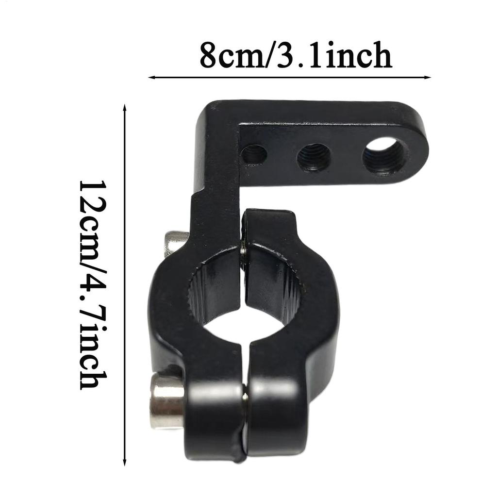 Universal Motorcycle Headlight Bracket Adjustable Handlebar Clamp Front Fork Lamp Mount Pole Brackets For Night Riding
