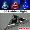 Светодиодная 3D наклейка-эмблема на переднюю и заднюю часть автомобиля для ASX Mirage Ralliart Outlander Lancer Pajero Eclipse Galant EVO Световой значок
